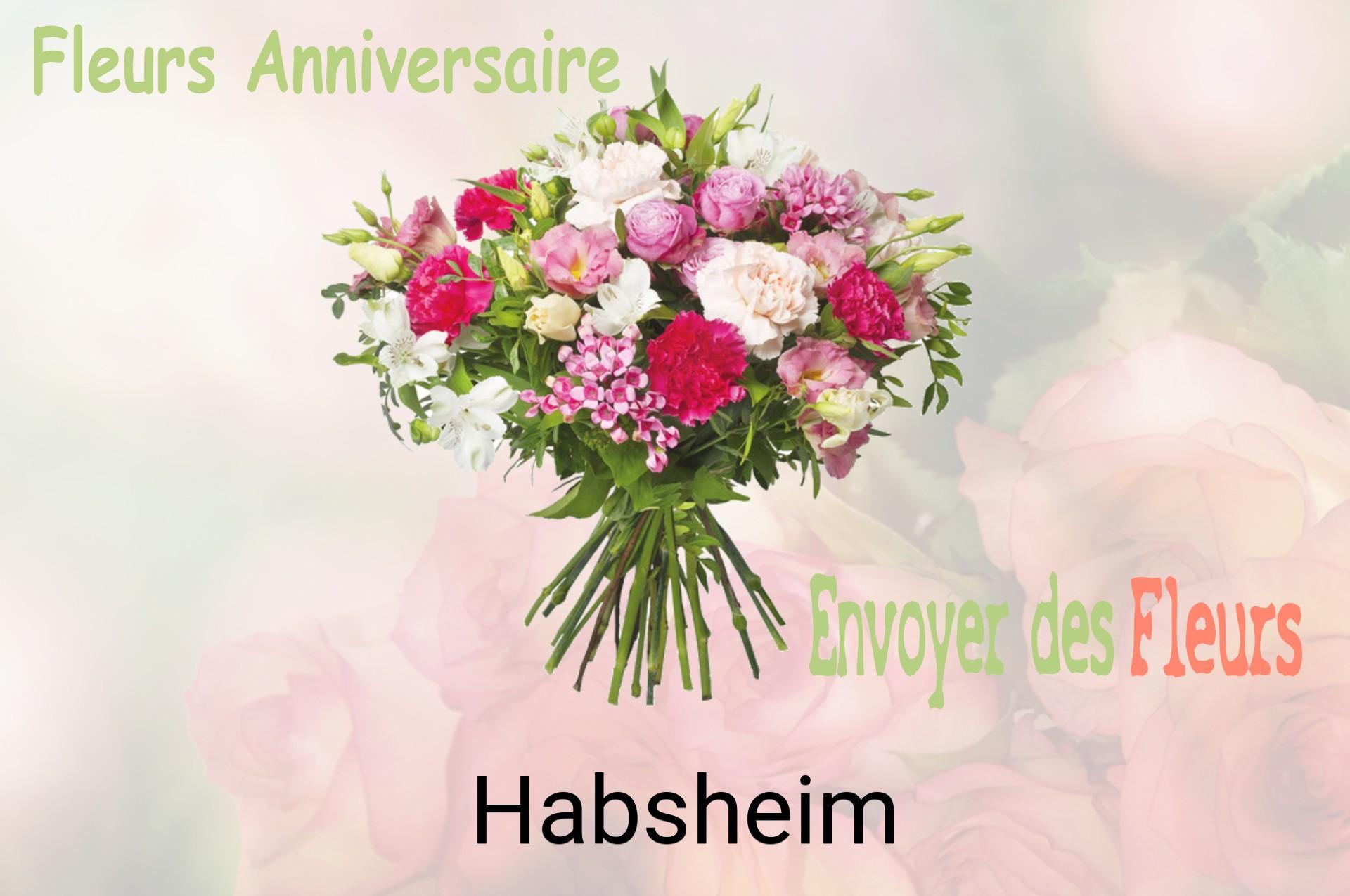 Bouquet de fleurs d’anniversaire livré à Habsheim